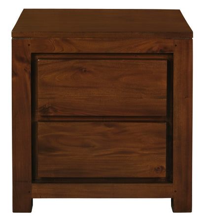 Amsterdam 2 Drawer Bedside Table (Mahogany) V199-BS002TAM