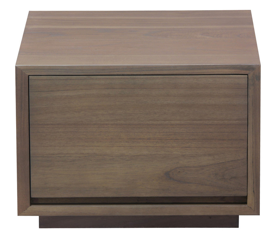 Oscar 1 Drawer Low Bedside Table (Latte) V199-BS050NMLA