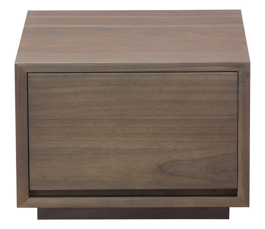 Oscar 1 Drawer Low Bedside Table (Latte) V199-BS050NMLA