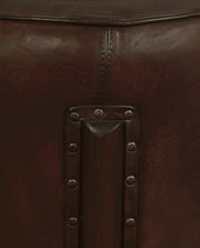 Heritage Genuine Goat Leather Ottoman/Footstool V199-CH000UFOLHM