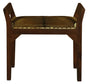 Wilson Genuine Goat Hide Single Seater Stool/Bench (Mahogany) V199-CH001GTM