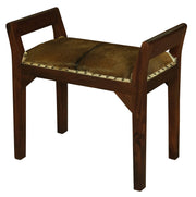 Wilson Genuine Goat Hide Single Seater Stool/Bench (Mahogany) V199-CH001GTM