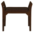 Wilson Genuine Leather Single Seater Stool/Bench (Mahogany) V199-CH001LHM