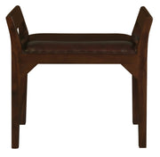 Wilson Genuine Leather Single Seater Stool/Bench (Mahogany) V199-CH001LHM