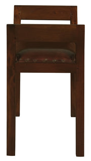 Wilson Genuine Leather Single Seater Stool/Bench (Mahogany) V199-CH001LHM