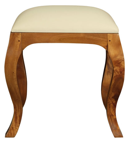 Eloise Cabriole Leg Dressing Stool (Light Pecan) V199-CH001QALP