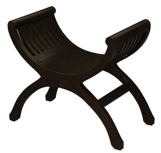 Maeve Solid Mahogany Single Seater Stool (Chocolate) V199-CH001TWC