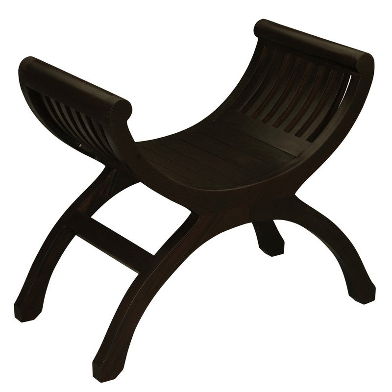 Maeve Solid Mahogany Single Seater Stool (Chocolate) V199-CH001TWC