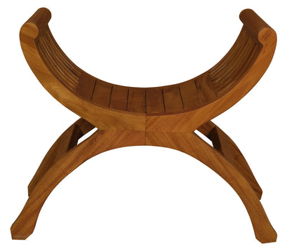 Maeve Solid Mahogany Single Seater Stool (Light Pecan) V199-CH001TWLP