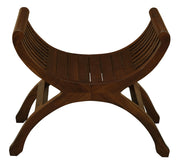 Maeve Solid Mahogany Single Seater Stool (Mahogany) V199-CH001TWM