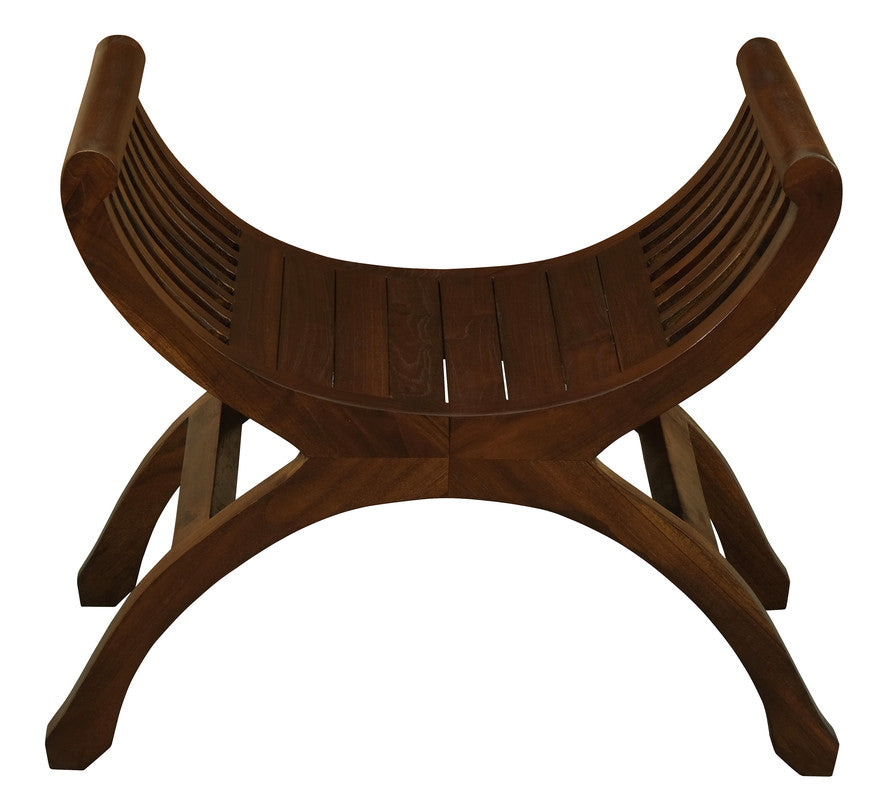Maeve Solid Mahogany Single Seater Stool (Mahogany) V199-CH001TWM