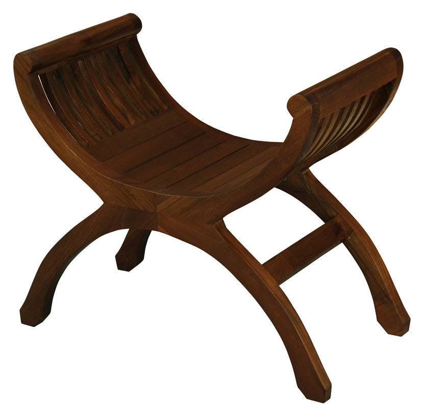 Maeve Solid Mahogany Single Seater Stool (Mahogany) V199-CH001TWM