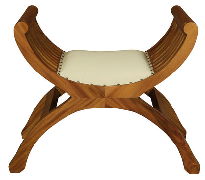 Sloan Single Seater Upholstered Stool (Light Pecan) V199-CH001TWUPLP