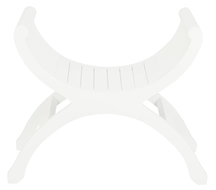 Maeve Solid Mahogany Single Seater Stool (White) V199-CH001TWWH