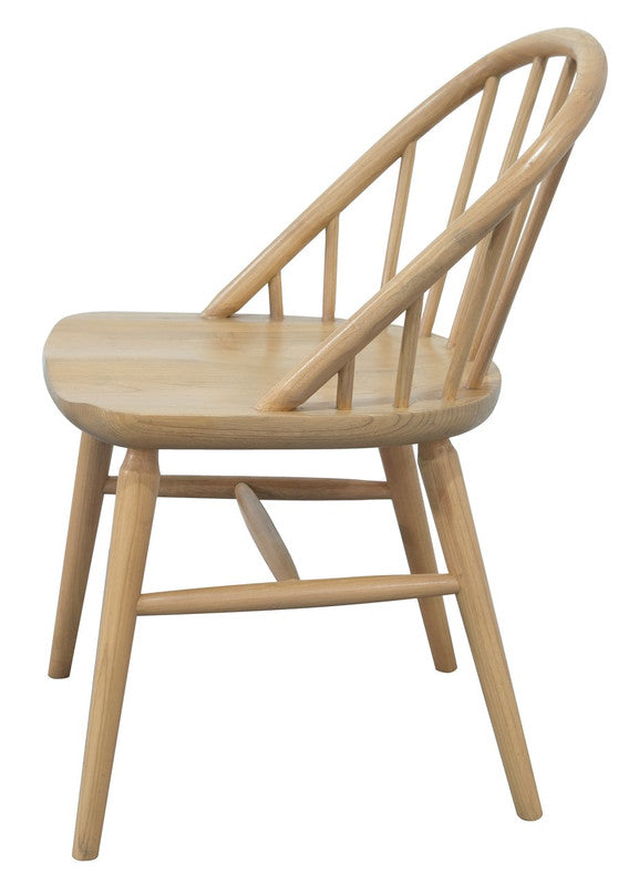 Vera Solid Oak Dining Chair - Set of 2 (Natural) V199-CH050OVRSF2NU