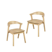 Fynn Oak Dining Chair - Set of 2 (Natural) V199-CH050RBSF2NU
