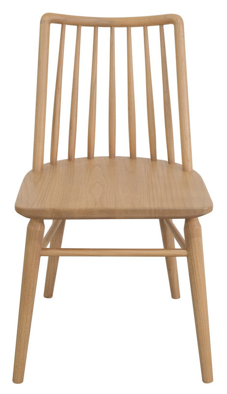 Riviera Solid Oak Dining Chair - Set of 2 (Natural) V199-CH050RVRSF2NU