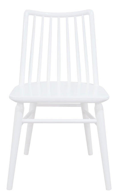Riviera Solid Oak Dining Chair - Set of 2 (White) V199-CH050RVRSF2WH