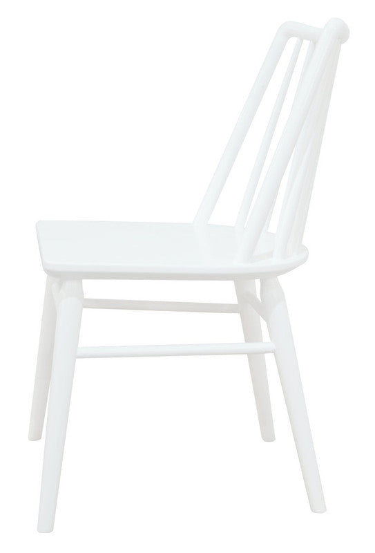 Riviera Solid Oak Dining Chair - Set of 2 (White) V199-CH050RVRSF2WH