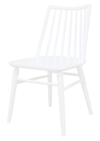 Riviera Solid Oak Dining Chair - Set of 2 (White) V199-CH050RVRSF2WH
