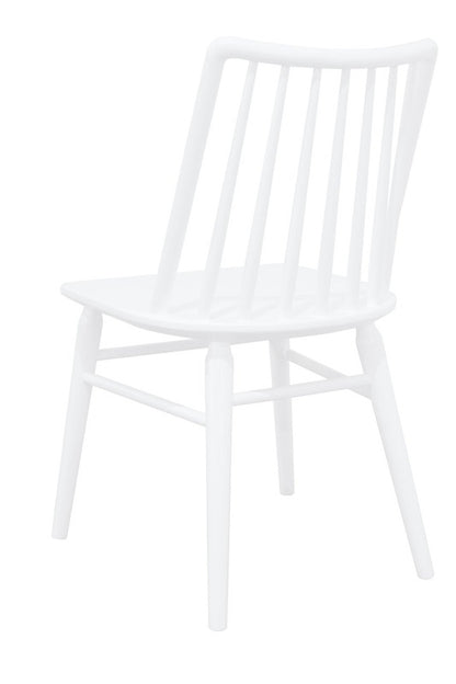 Riviera Solid Oak Dining Chair - Set of 2 (White) V199-CH050RVRSF2WH