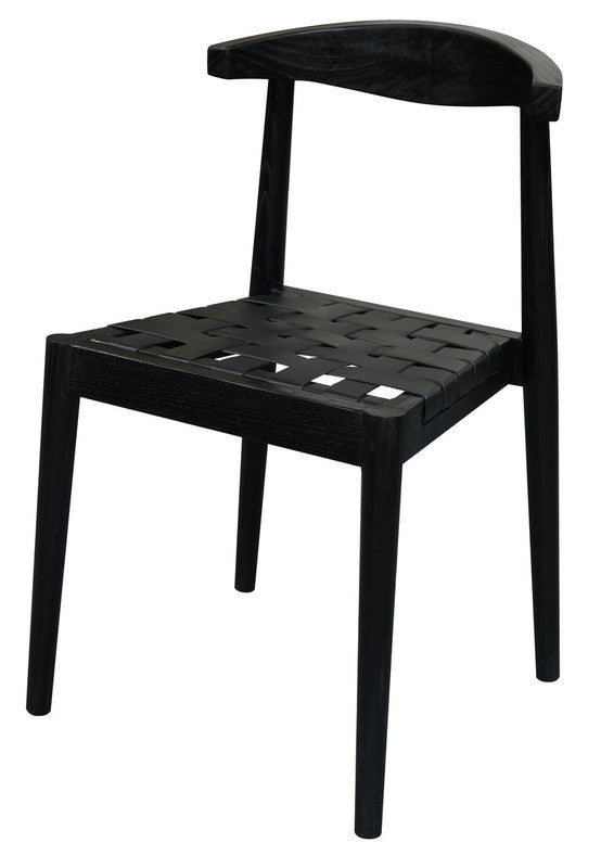 Elliot Leather Dining Chair (Black) V199-CH051LHB