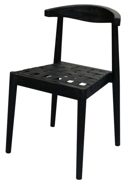 Elliot Leather Dining Chair (Black) V199-CH051LHB