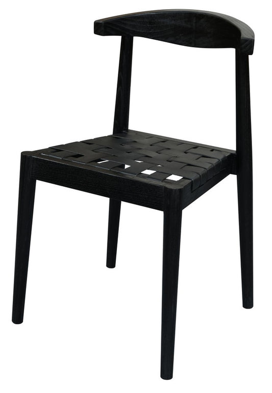Elliot Leather Dining Chair (Black) V199-CH051LHB