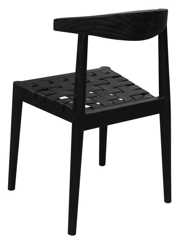 Elliot Leather Dining Chair (Black) V199-CH051LHB