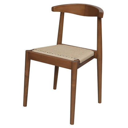 Arden Solid Oak Dining Chair with Loom (Almond) V199-CH051LOAL