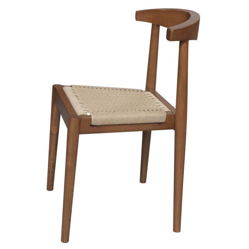 Arden Solid Oak Dining Chair with Loom (Almond) V199-CH051LOAL