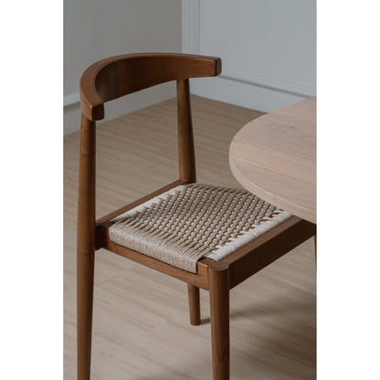 Arden Solid Oak Dining Chair with Loom (Almond) V199-CH051LOAL