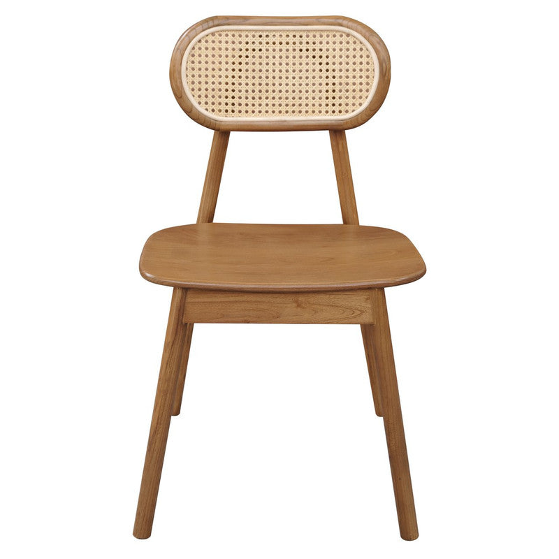 Kelly Rattan Dining Chair (Almond) V199-CH051RTKLAL