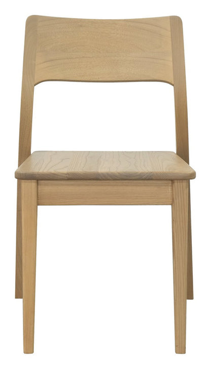 Providence Solid Oak Dining Chair - Set of 2 (Natural) V199-CH052PFLSF2N