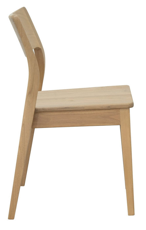 Providence Solid Oak Dining Chair - Set of 2 (Natural) V199-CH052PFLSF2N