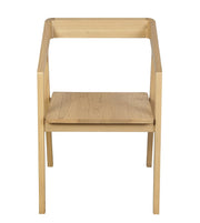Kyoto Solid Oak Arm Chair - Set of 2 (Natural) V199-CH054IFOSF2N