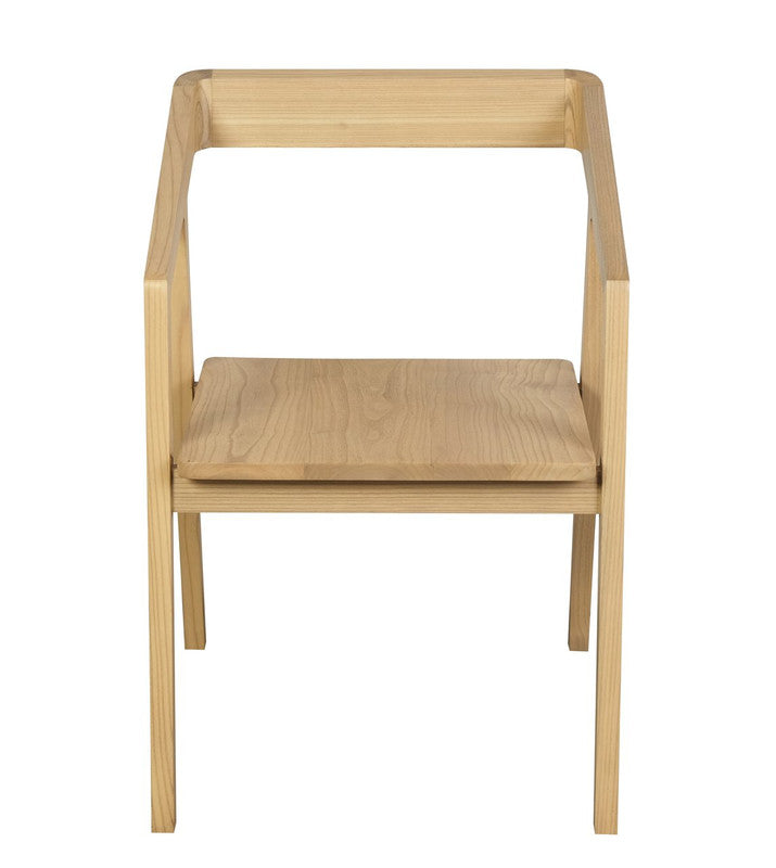 Kyoto Solid Oak Arm Chair - Set of 2 (Natural) V199-CH054IFOSF2N