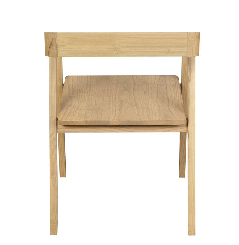 Kyoto Solid Oak Arm Chair - Set of 2 (Natural) V199-CH054IFOSF2N