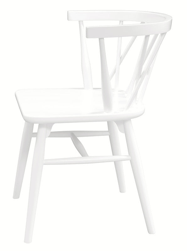 Sierra Cross Back Oak Chair - Set of 2 (White) V199-CH061XBSF2WH