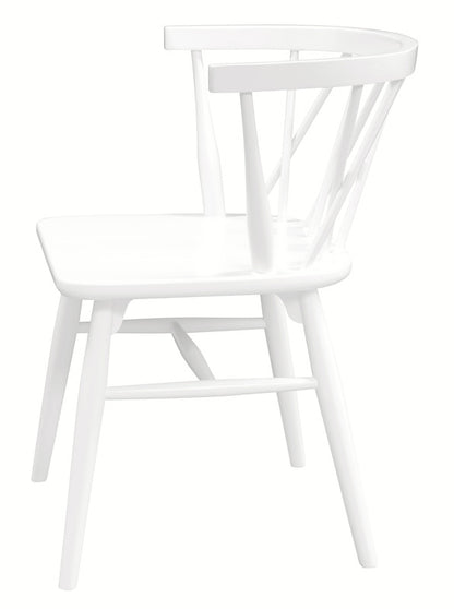 Sierra Cross Back Oak Chair - Set of 2 (White) V199-CH061XBSF2WH