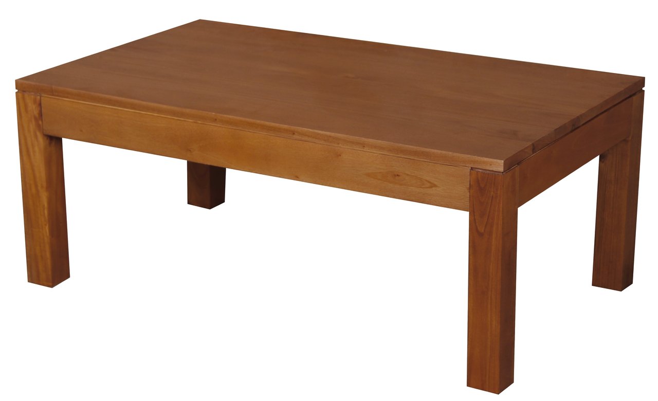 Amsterdam Solid Mahogany Timber Coffee Table (Light Pecan) V199-CT000TALP