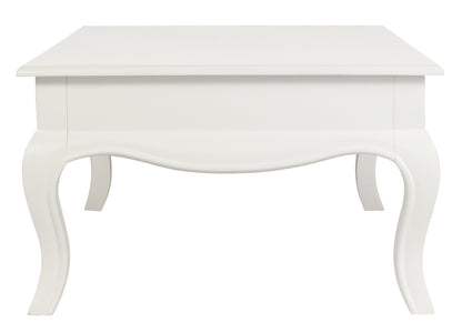 French Provincial 2 Drawer Coffee Table - White V199-CT002FPWH