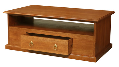 Tasmania 2 Drawer Coffee Table - Light Pecan V199-CT002PNLP
