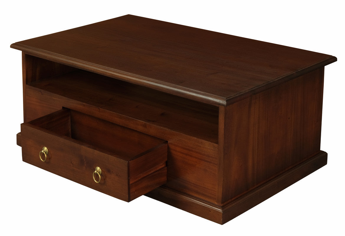 Tasmania 2 drawer Coffee Table - Mahogany V199-CT002PNM