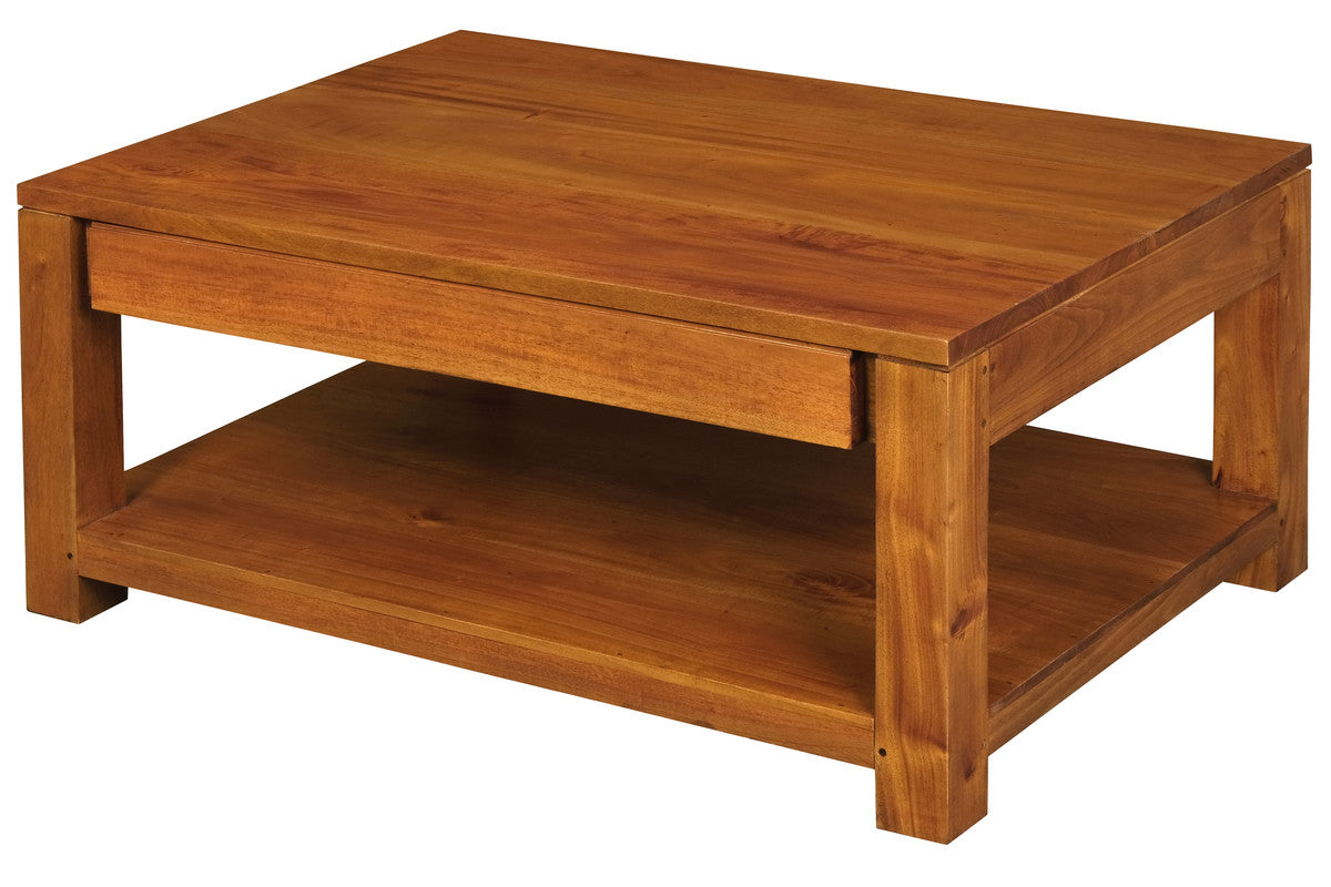 Amsterdam 2 Drawer Coffee Table - Light Pecan V199-CT002TALP