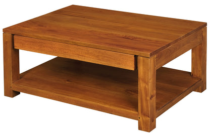 Amsterdam 2 Drawer Coffee Table - Light Pecan V199-CT002TALP