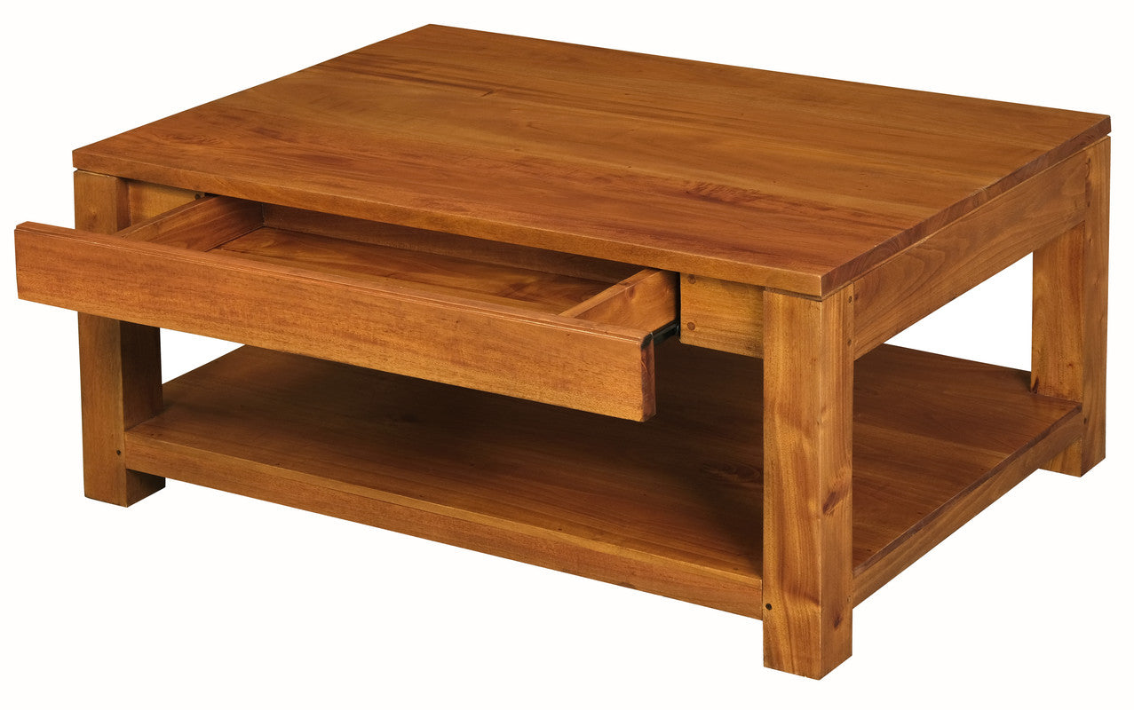 Amsterdam 2 Drawer Coffee Table - Light Pecan V199-CT002TALP