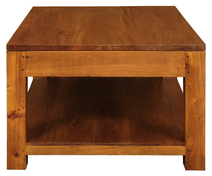 Amsterdam 2 Drawer Coffee Table - Light Pecan V199-CT002TALP