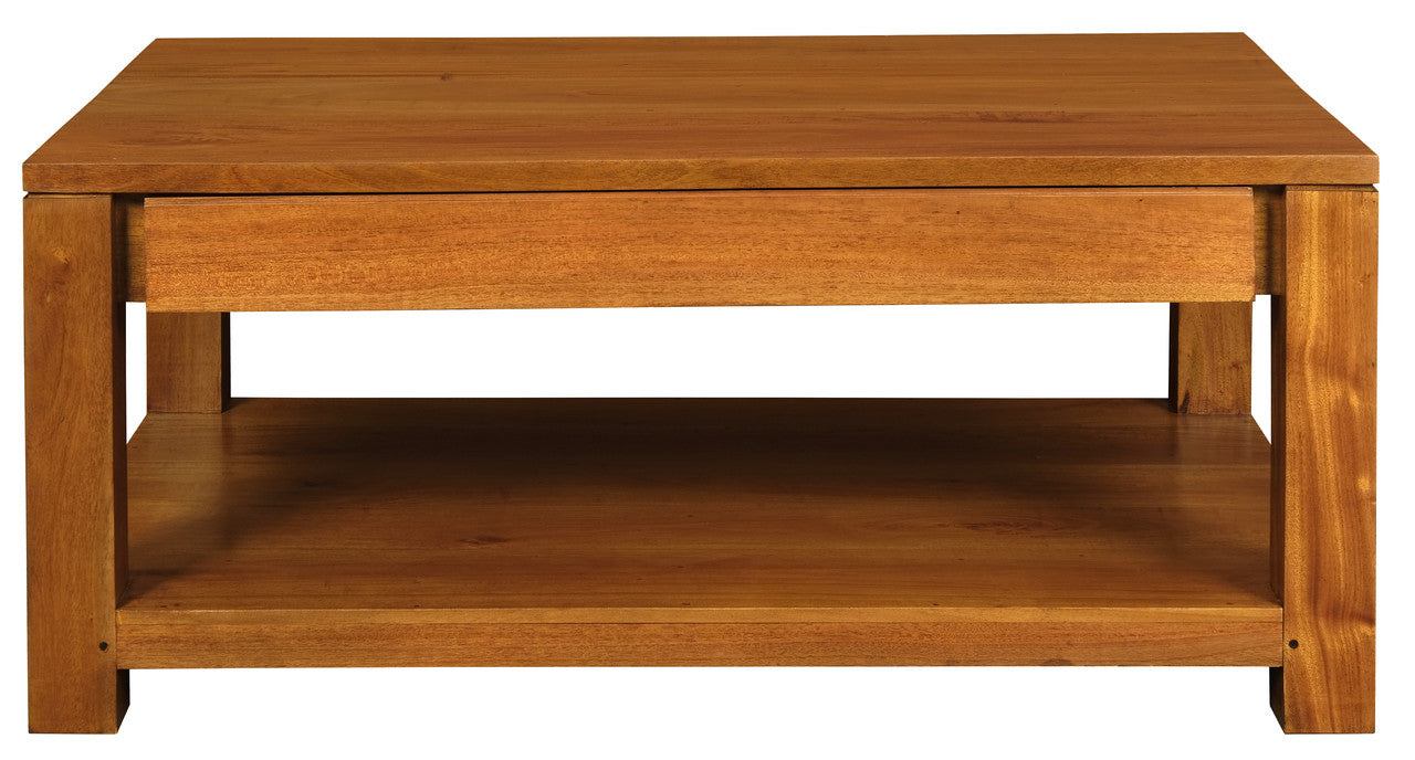 Amsterdam 2 Drawer Coffee Table - Light Pecan V199-CT002TALP