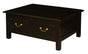 Tasmania 4 Drawer Straight Leg Coffee Table (Chocolate) V199-CT004KLC